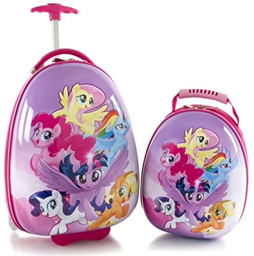 Heys America My Little Pony Kids 2 Pc Luggage Set -18" Carry On Luggage & 12" Backpack