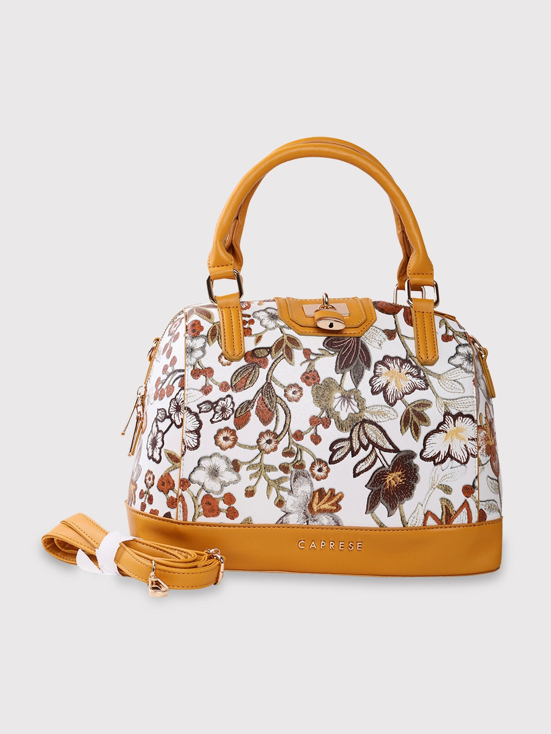 Caprese Wren Satchel Medium Ochre