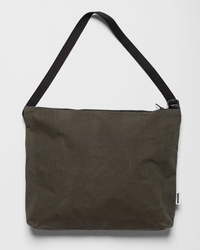 Water Resistant Messenger Bag - Dark Olive