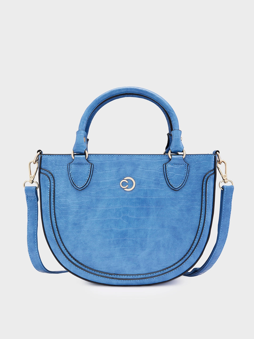 Caprese Nicole Satchel Small Yale Blue