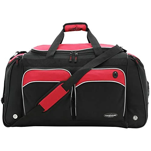 Travelers Club Adventure Travel Duffel Bag, Red, 28 Inch