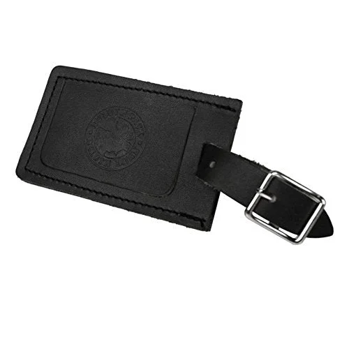 Duluth Pack Luggage Logo Tag (Black Leather)