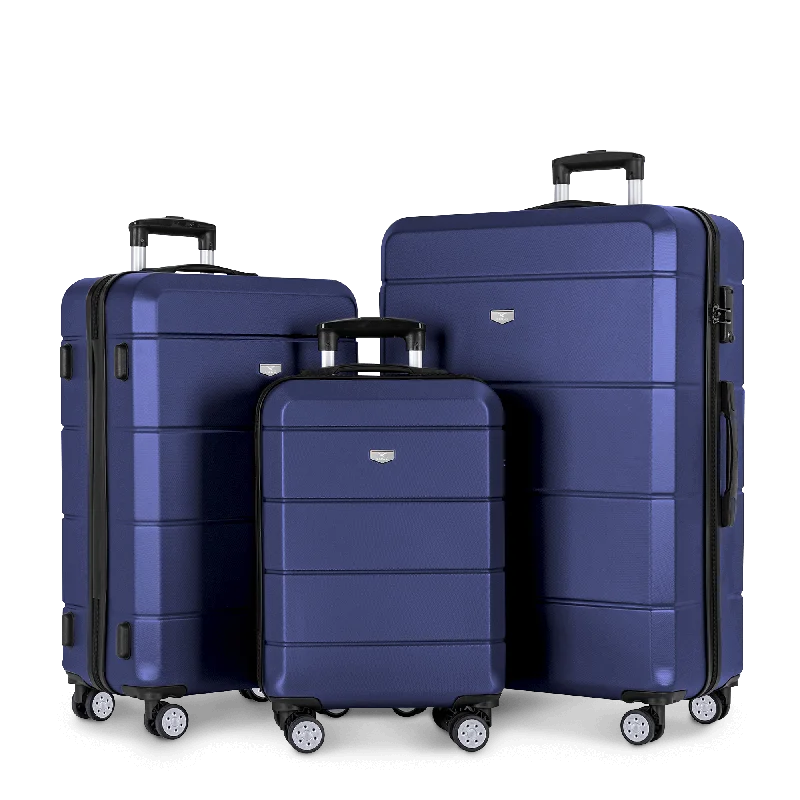 Jetset 3pc Suitcase Set in Midnight Blue