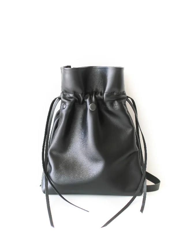 Black Soft Leather Bag