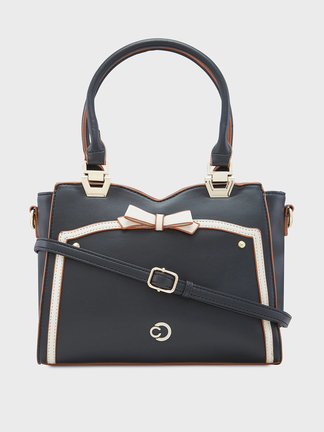 Caprese Amayra Satchel Medium Black