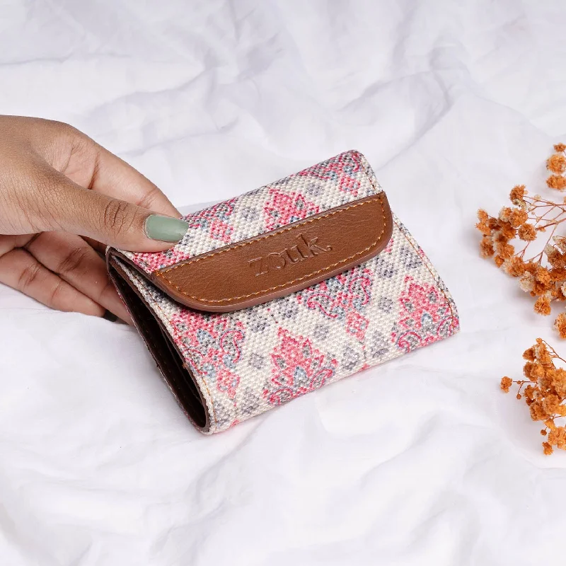 Kashmiri Tulips Trifold Wallet