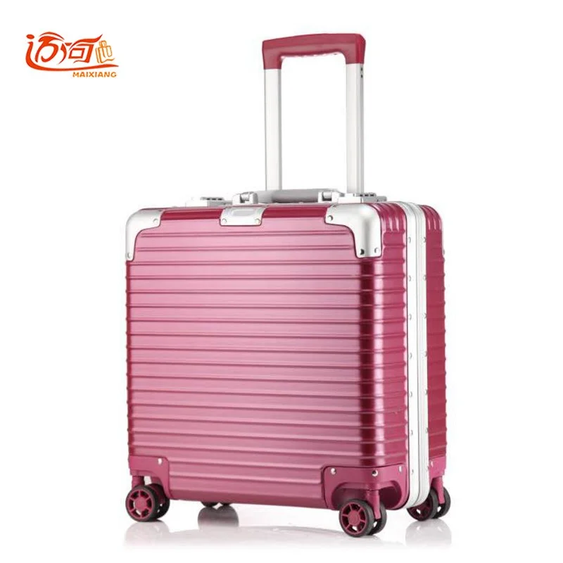 18 Inch Maleta Cabina Sac Voyages A Roues Travel Suitcase Aluminium Trolley Valigia Alluminio