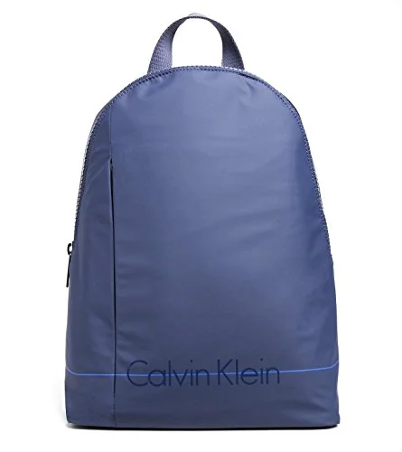 Calvin Klein Mens Logan Smooth Travel Tech Backpack Bag (Blue Depths)