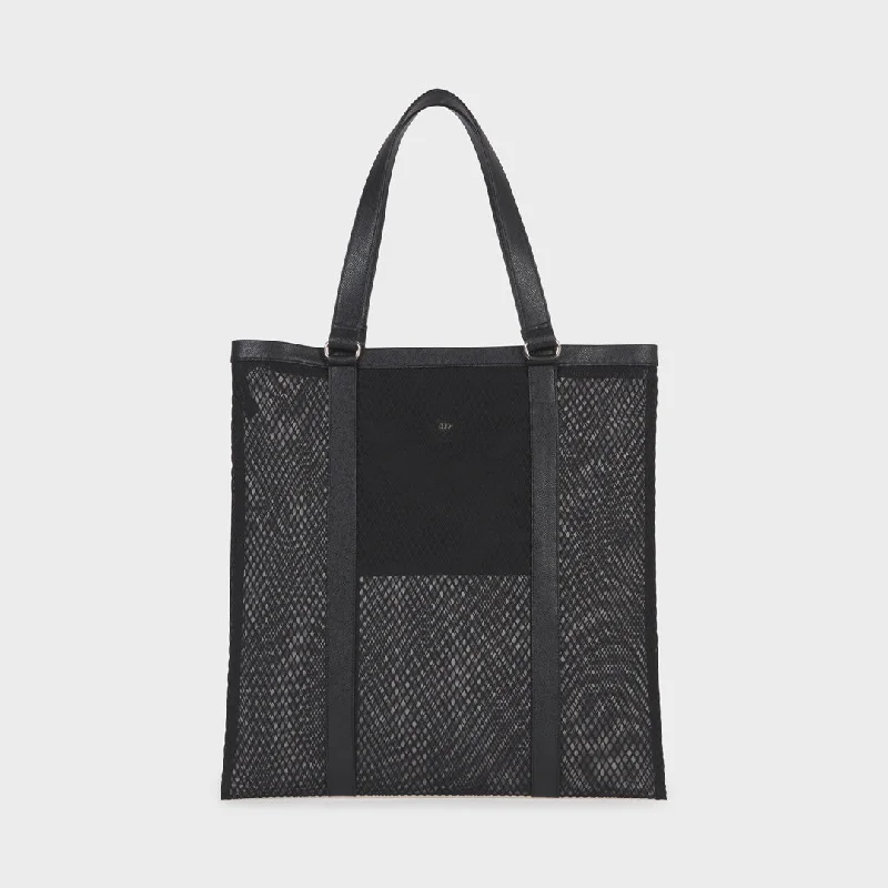 CHICAGO MESH SHOULDER BAG BLACK