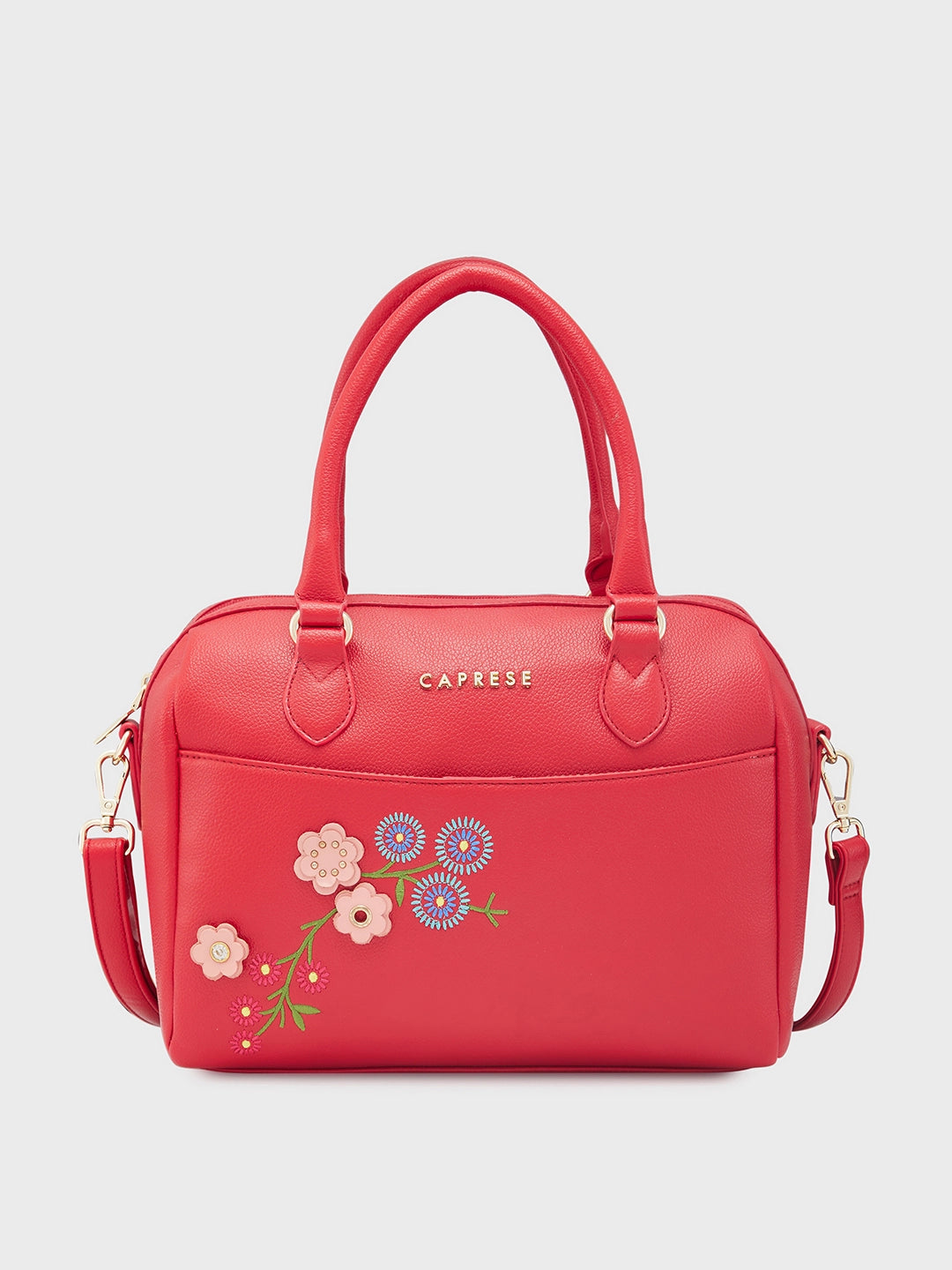 Caprese Erica Satchel Medium Maroon