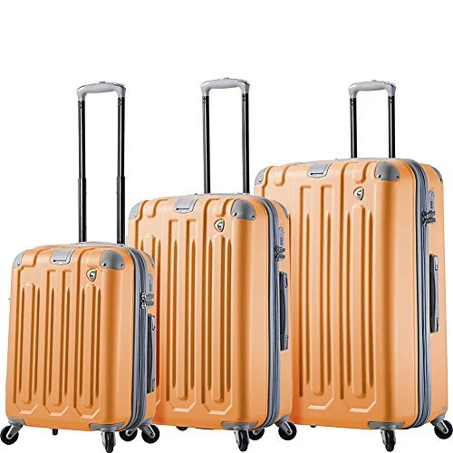 Mia Toro Italy Gelato Hardside Spinner Luggage 3 Piece Set - Melone