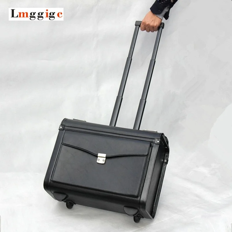 Upgraded Cabin Luggage,Flight Attendants Box,Commercial Computer Bag,Unisex Password Travel