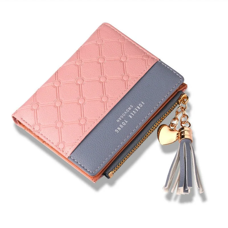 Leather Small Wallet Women Luxury Brand Famous Mini Women Wallets Purses Female Short Coin Zipper