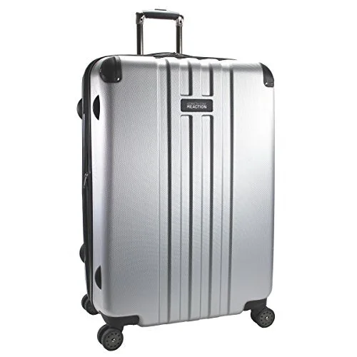 Kenneth Cole Reaction 28 Inch Abs Expandable 8-Wheel Upright Pullman Reverb, Light Silver, One Size