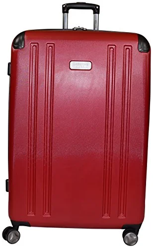 Kenneth Cole Reaction 8 Wheelin Expandable Luggage Spinner Suitcase 29" (Red)