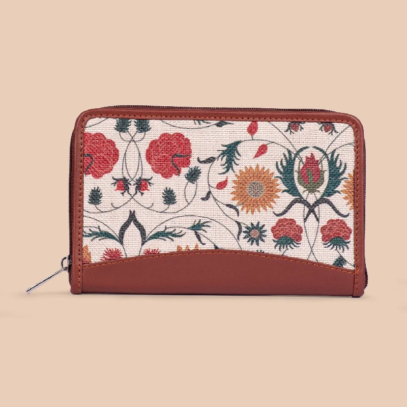 Junagarh Florals Chain Wallet