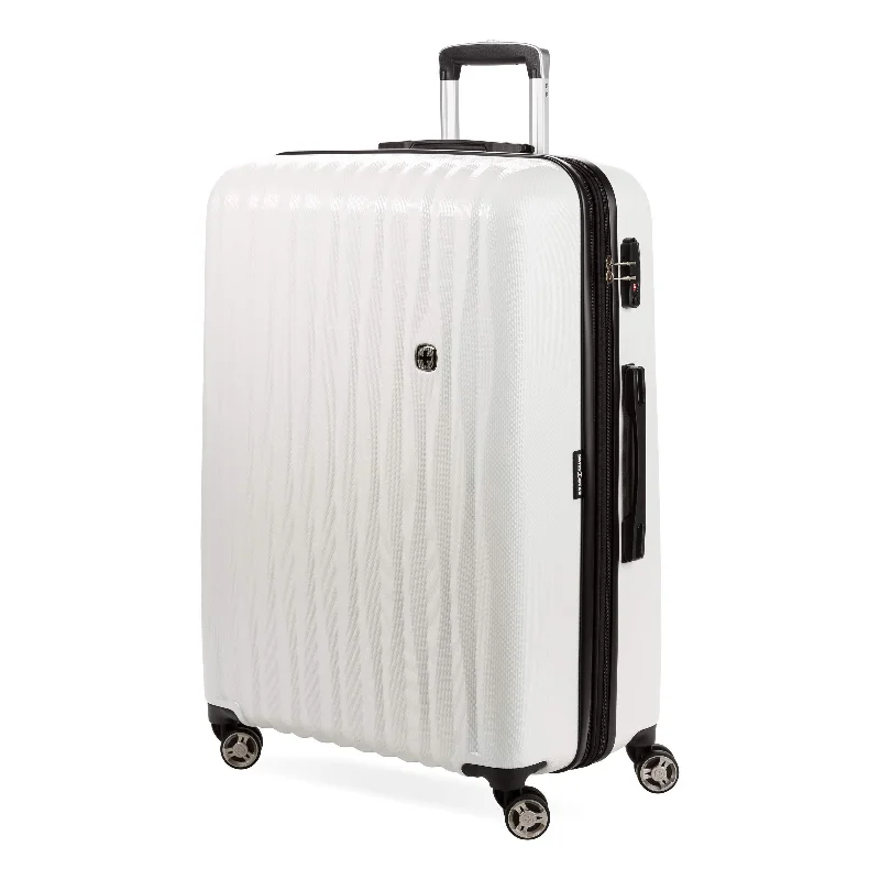 SWISSGEAR 7272 27" Energie Hardside Polycarbonate Spinner Luggage - White