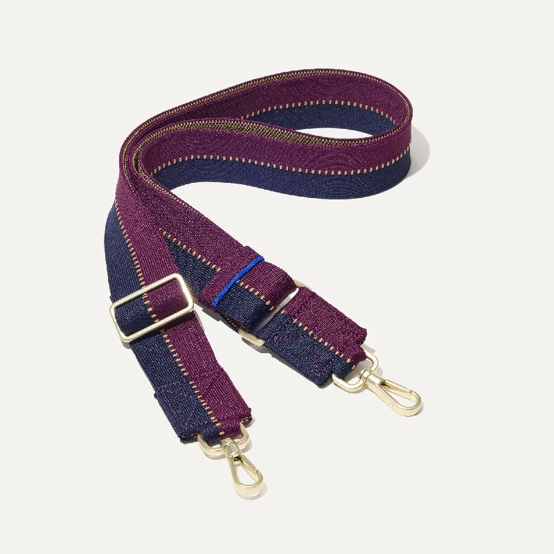 The Crossbody Strap - Dark Aubergine