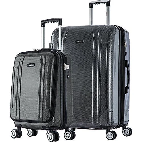 Inusa Southworld 19" & 23" 2-Piece Hardside Spinner Luggage Set