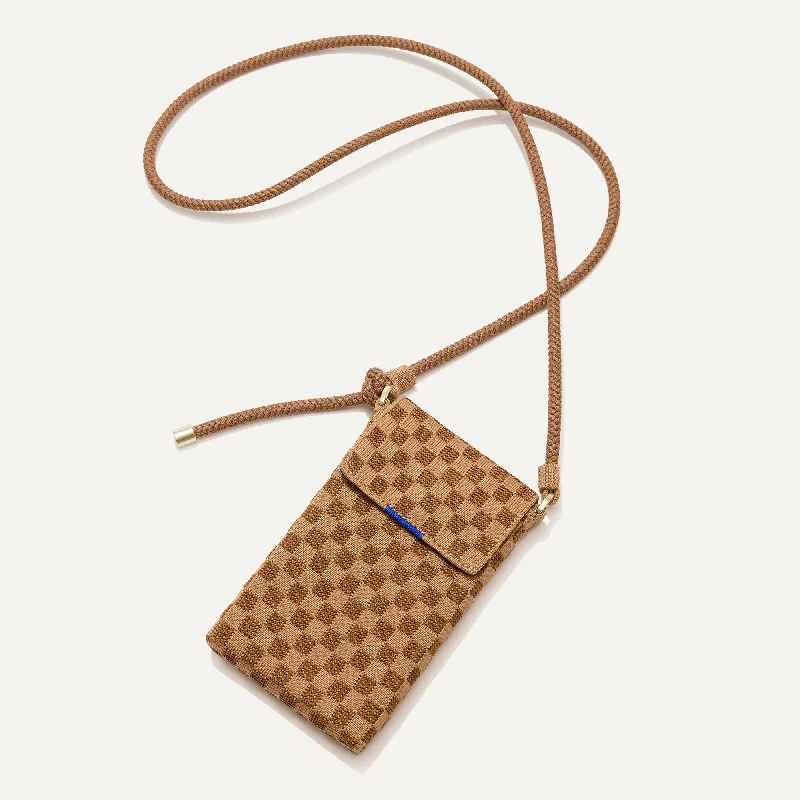 The Phone Crossbody - Hazelnut