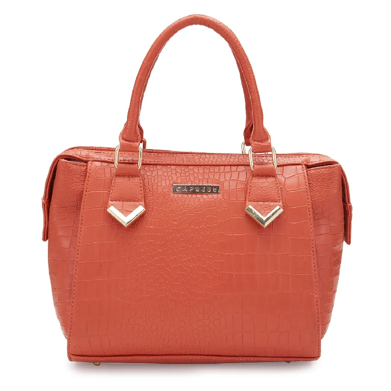 CAPRESE FREDA SATCHEL MEDIUM RUST