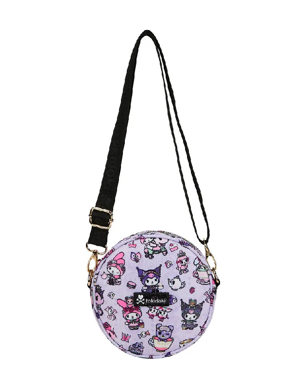 tokidoki x Kuromi & My Melody Garden Party Round Small Crossbody