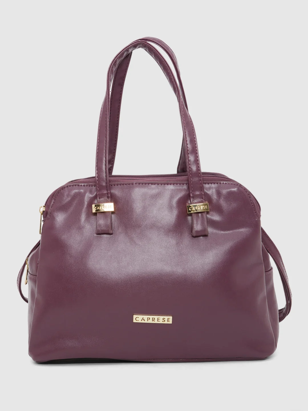 Caprese Carrie Satchel Medium Plum