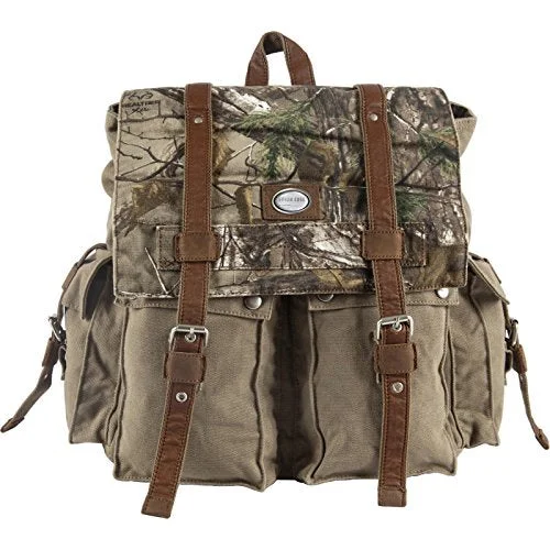 Canyon Outback Urban Edge Porter Realtree Xtra Canvas Backpack, Camouflage, One Size