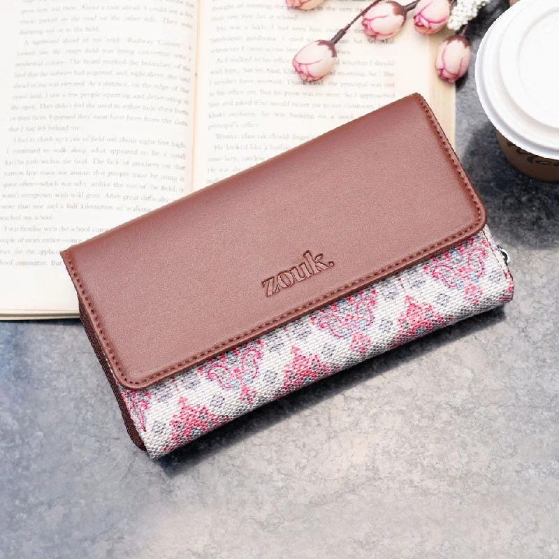 Kashmiri Tulips Wristlet Wallet