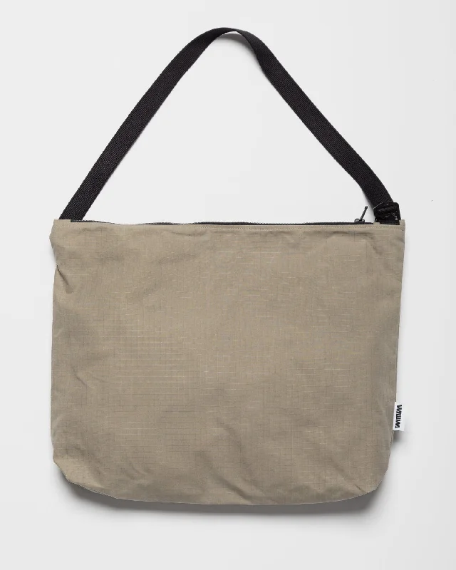 Water Resistant Messenger Bag - Stone