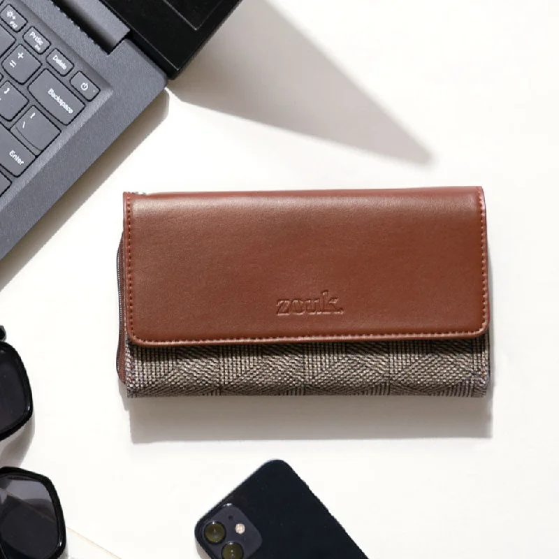 Travancore Texture Wristlet Wallet