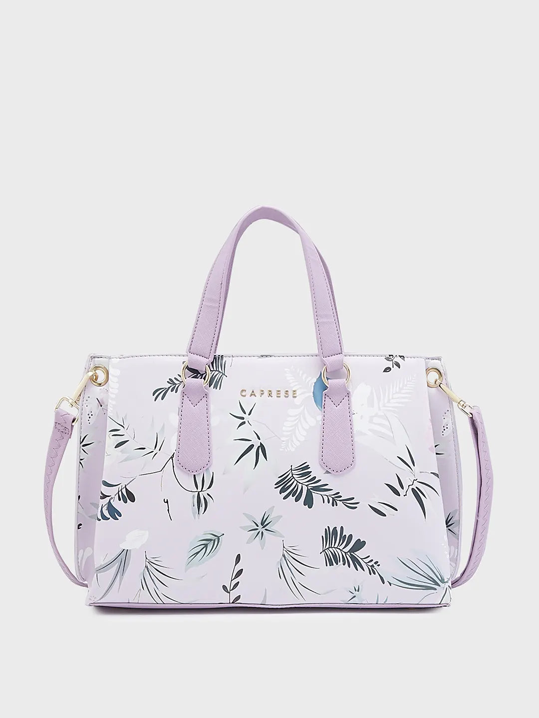 Caprese Gemma Satchel Medium Purple