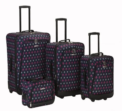 Rockland Luggage Garden 4 Piece Luggage Set, Icon, One Size