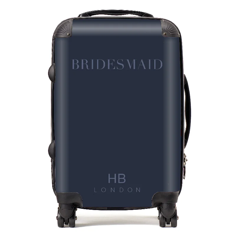 Personalised Navy BRIDESMAID Suitcase