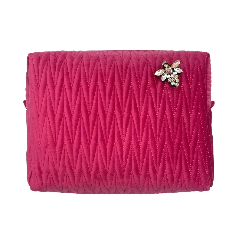 Tribeca wash bag, bright pink