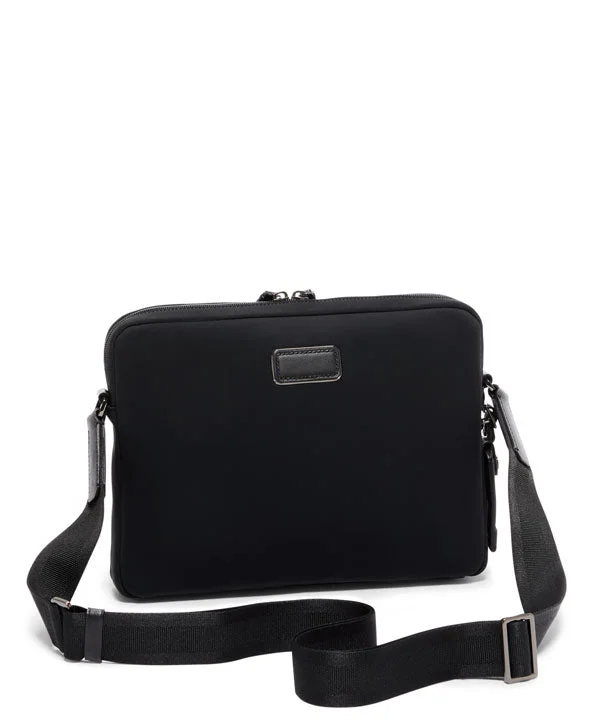 Harrison Leo Crossbody - Black