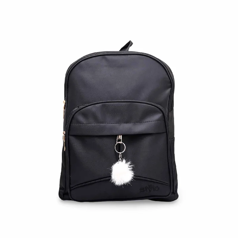 Black Casual Backpack P47444